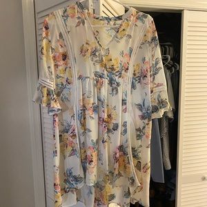 Gently used PinkBlush Chiffon blouse/tunic